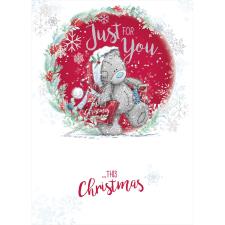 Just For You Me to You Bear Christmas Card Image Preview
